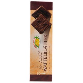 Rosengarten Dinkel Waffelblätter in Zartbitterschokolade 125g
