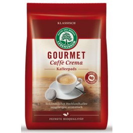 Lebensbaum Gourmet Bio Kaffee Caffe Crema, klassisch, Pads 
