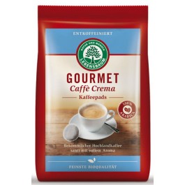 Lebensbaum Gourmet Bio-Kaffee Caffe Crema, entkoffeniert, Pads