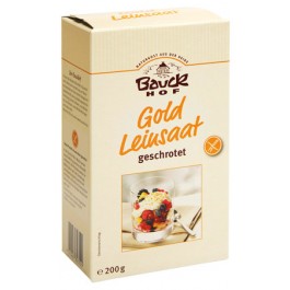 Bauckhof Gold Leinsaat geschrotet glutenfrei