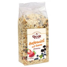 Bauckhof Hafermüsli mit Beeren, glutenfrei 