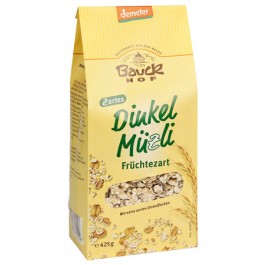 Bauckhof Dinkelmüzli Früchtezart 