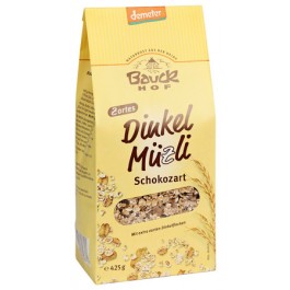 Bauckhof Dinkelmüzli Schokozart demeter 