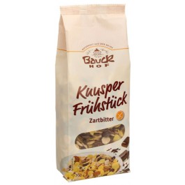Bauckhof Knusper Frühstück Zartbitter, glutenfrei