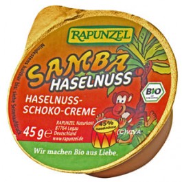 Rapunzel Samba Haselnuss Portionsschale, Brotaufstrich