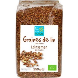 Pural Leinsamen braun geschrotet