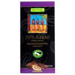 Rapunzel 70% Kakao Edelbitter Schokolade HIH 80g