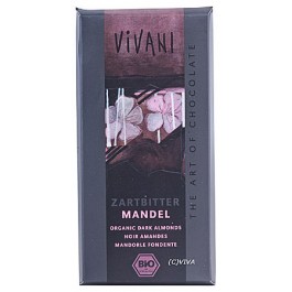 Vivani Zartbitter Mandel Schokolade 
