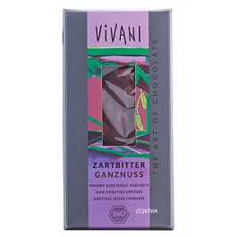 Vivani Zartbitter Ganznuss Schokolade