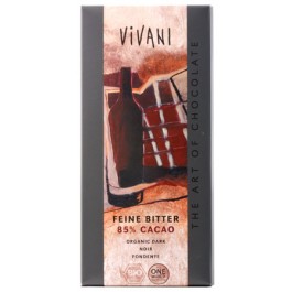 Vivani Feine Bitter Schokolade mit 85% Kakao 