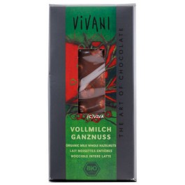 Vivani Vollmilch Ganznuss Schokolade