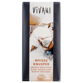 Vivani Weiße Knusper Schokolade