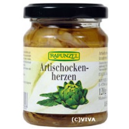 Rapunzel Artischockenherzen in Olivenöl  120g