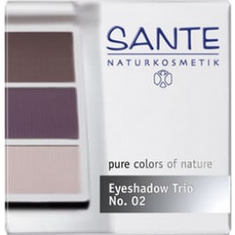 SANTE Eyeshadow Trio No. 02 aubergine