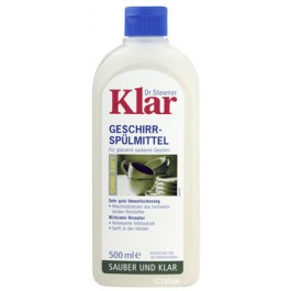 Klar Geschirrspülmittel ohne Duft