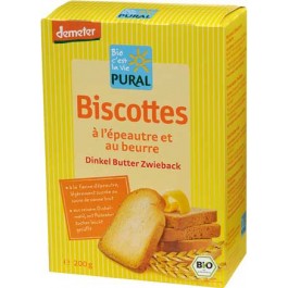 Pural Butter-Dinkel-Zwieback demeter 