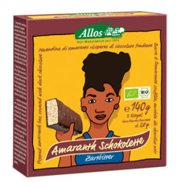 Allos Amaranth Schokolette Zartbitterriegel 5er Pack