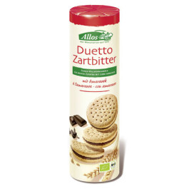 Allos Duetto Zartbitter mit Zartbittercremefüllung Doppelkekse 330g