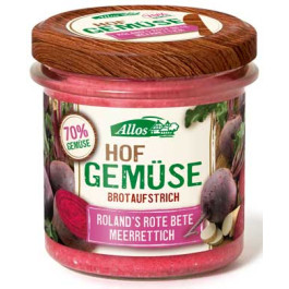 Allos Hofgemüse Roland´s Rote Beete Meerrettich Gourmet Pastete 