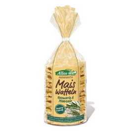 Allos Amaranth Mais Waffeln Rosmarin & Meersalz