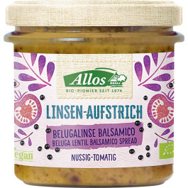 Allos Linsenaufstrich Belugalinse Balsamico 140g