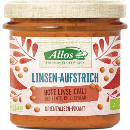 Allos Linsenaufstrich Rote Linse Chili 140g