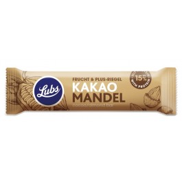 Lubs Fruchtriegel Frucht & Plus Kakao Mandel - Protein Bar glutenfrei 38g