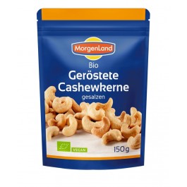 MorgenLand Geröstete Cashewkerne gesalzen 150g