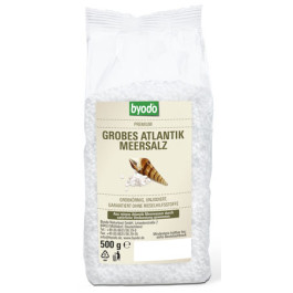 Byodo Grobes Atlantik Meersalz (für die Mühle, Salzmühle)