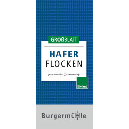 Burgermühle Haferflocken Großblatt 500g/A