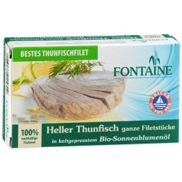 Fontaine Thunfisch hell, in Sonnenblumenöl 120g