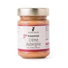 Sanchon Brotaufstrich Crème Aubergine 150g