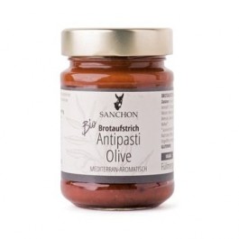 Sanchon Brotaufstrich Antipasti Olive 150g