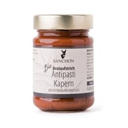 Sanchon Brotaufstrich Antipasti Kapern 150g