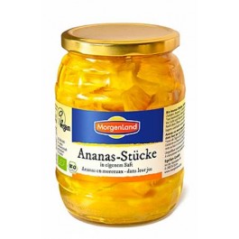 MorgenLand Ananasstücke im Glas