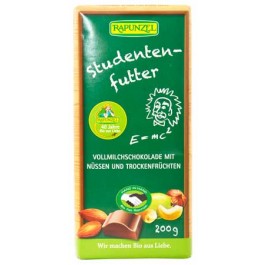 Rapunzel Studentenfutter Vollmilchschokolade mit Nüssen und Trockenfrüchten