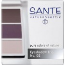 SANTE Eyeshadow Trio No. 02 aubergine