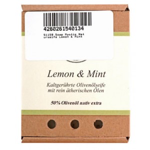 Soap Mystic Naturseife Lemon und Mint 