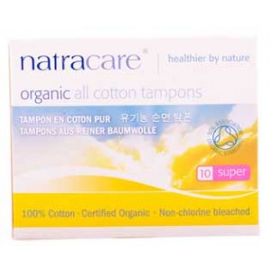 Natracare Tampons Super 100% Baumwolle